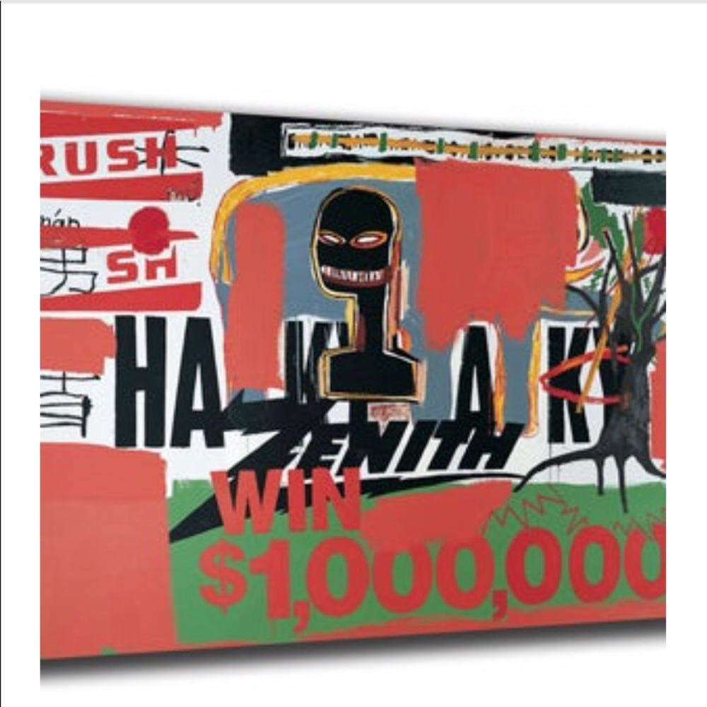 Edgy  Wall Art Jean-Michel Basquiat Andy Warhol
